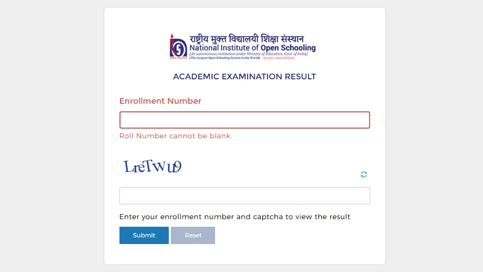 NIOS Class 10 Results 2025 declared, direct link to download 10th scores here sarkari result